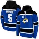personalized-los-angeles-rams-striped-pattern-blue-hoodie-best-selling