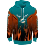 personalized-miami-dolphins-flame-design-aqua-hoodie-best-selling