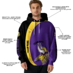 personalized-minnesota-vikings-minimalist-design-purple-black-hoodie-best-selling