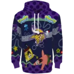 personalized-minnesota-vikings-spongebob-patrick-star-purple-navy-hoodie-best-selling