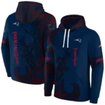personalized-new-england-patriots-deer-silhouette-blue-hoodie-best-selling