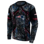 personalized-new-england-patriots-hunting-theme-blue-black-hoodie-best-selling