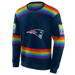 personalized-new-england-patriots-rainbow-stripes-blue-hoodie-best-selling