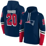personalized-new-england-patriots-striped-sleeves-blue-hoodie-best-selling