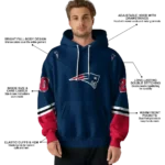 personalized-new-england-patriots-striped-sleeves-blue-hoodie-best-selling