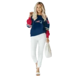 personalized-new-england-patriots-striped-sleeves-blue-hoodie-best-selling