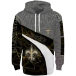 personalized-new-orleans-saints-hexagonal-mesh-gold-black-gray-hoodie-best-selling