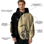 personalized-new-orleans-saints-minimalist-design-gold-black-hoodie-best-selling