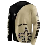 personalized-new-orleans-saints-minimalist-design-gold-black-hoodie-best-selling
