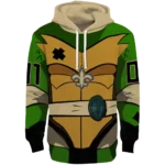personalized-new-orleans-saints-superhero-armor-gold-green-hoodie-best-selling