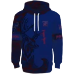personalized-new-york-giants-deer-silhouette-blue-hoodie-best-selling