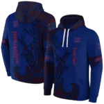 personalized-new-york-giants-deer-silhouette-blue-hoodie-best-selling