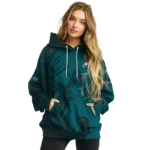 personalized-philadelphia-eagles-deer-silhouette-green-hoodie-best-selling