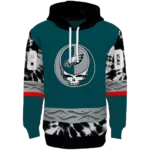 personalized-philadelphia-eagles-grateful-vibes-green-hoodie-best-selling