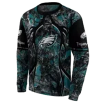 personalized-philadelphia-eagles-hunting-theme-green-black-hoodie-best-selling
