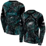 personalized-philadelphia-eagles-hunting-theme-green-black-hoodie-best-selling