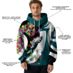 personalized-philadelphia-eagles-puzzle-pieces-green-hoodie-best-selling