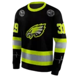 personalized-philadelphia-eagles-safety-motif-black-neon-green-hoodie-best-selling