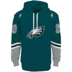 personalized-philadelphia-eagles-striped-sleeves-green-hoodie-best-selling