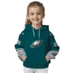 personalized-philadelphia-eagles-striped-sleeves-green-hoodie-best-selling