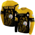 personalized-pittsburgh-steelers-grim-reaper-gold-black-hoodie-best-selling