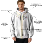 personalized-pittsburgh-steelers-sporty-stripe-white-hoodie-best-selling