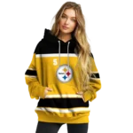 personalized-pittsburgh-steelers-striped-pattern-gold-hoodie-best-selling