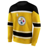 personalized-pittsburgh-steelers-striped-pattern-gold-hoodie-best-selling