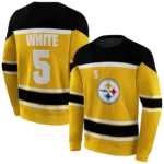personalized-pittsburgh-steelers-striped-pattern-gold-hoodie-best-selling