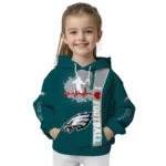 philadelphia-eagles-football-heartbeat-green-hoodie-best-selling