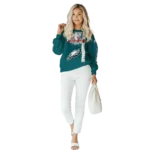 philadelphia-eagles-football-heartbeat-green-hoodie-best-selling