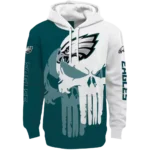 philadelphia-eagles-graphic-punisher-green-white-hoodie-best-selling