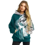philadelphia-eagles-graphic-punisher-green-white-hoodie-best-selling