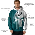 philadelphia-eagles-graphic-punisher-green-white-hoodie-best-selling