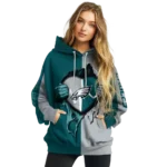 philadelphia-eagles-heartbeat-graphic-green-hoodie-best-selling