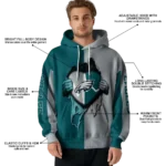 philadelphia-eagles-heartbeat-graphic-green-hoodie-best-selling
