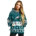 philadelphia-eagles-reindeer-motif-green-hoodie-best-selling