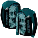 philadelphia-eagles-skull-motif-green-black-hoodie-best-selling