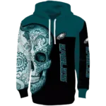 philadelphia-eagles-sugar-skull-green-black-hoodie-best-selling