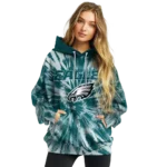 philadelphia-eagles-tie-dye-pattern-green-hoodie-best-selling