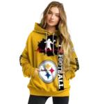 pittsburgh-steelers-football-heartbeat-gold-hoodie-best-selling