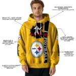 pittsburgh-steelers-football-heartbeat-gold-hoodie-best-selling