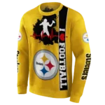 pittsburgh-steelers-football-heartbeat-gold-hoodie-best-selling