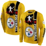 pittsburgh-steelers-football-heartbeat-gold-hoodie-best-selling