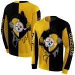 pittsburgh-steelers-heartbeat-graphic-gold-hoodie-best-selling