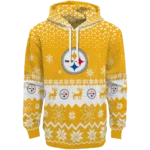 pittsburgh-steelers-reindeer-motif-gold-hoodie-best-selling