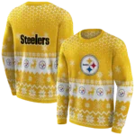 pittsburgh-steelers-reindeer-motif-gold-hoodie-best-selling