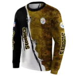 pittsburgh-steelers-ripped-pattern-gold-black-white-hoodie-best-selling