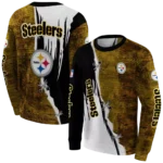 pittsburgh-steelers-ripped-pattern-gold-black-white-hoodie-best-selling