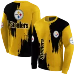pittsburgh-steelers-splatter-effect-gold-hoodie-best-selling
